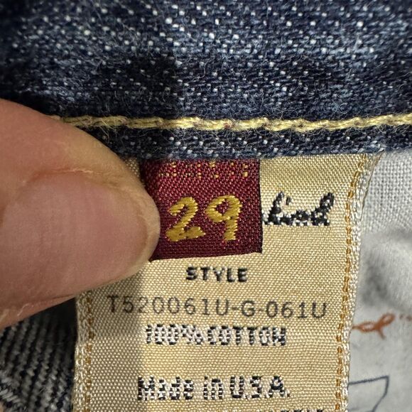 7 For All Mankind Jeans Womens 29 Blue Bootcut Leg Made USA Denim Casual - Picture 8 of 11